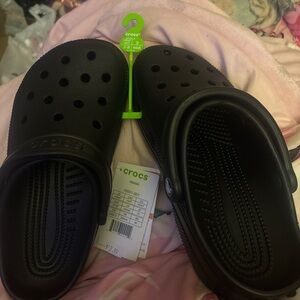 CROCS Black Classic Clogs